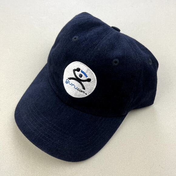 Vintage Tech Software Hat Cap Strapback Black Guru Web PC Skater Adjustable y2k - Picture 1 of 7